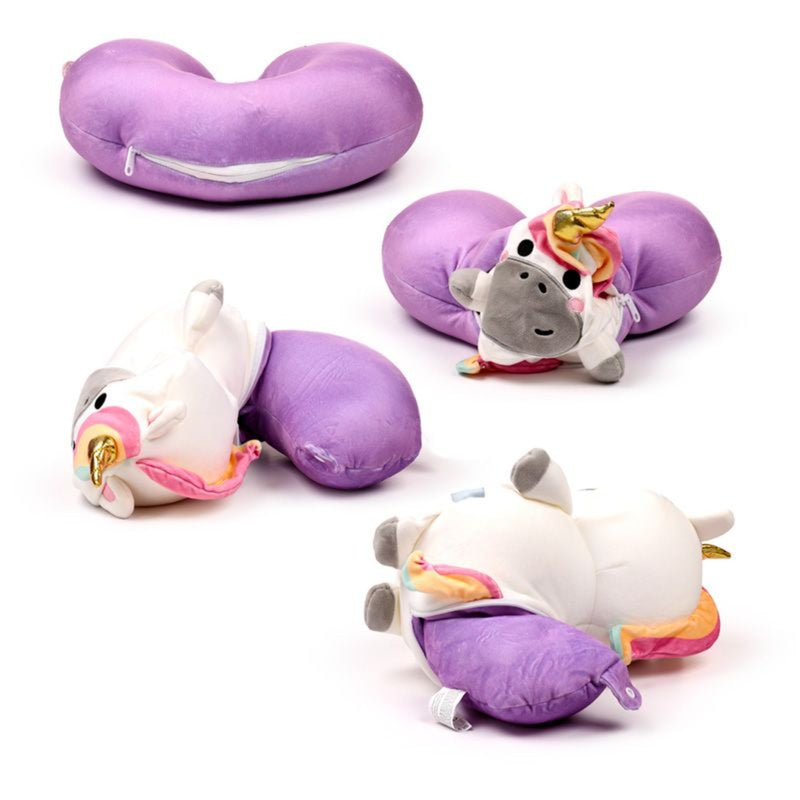 Unicorn 2 in 1 Plush Travel Pillow  process