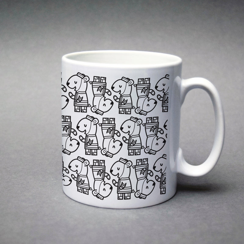 victorian bear mug