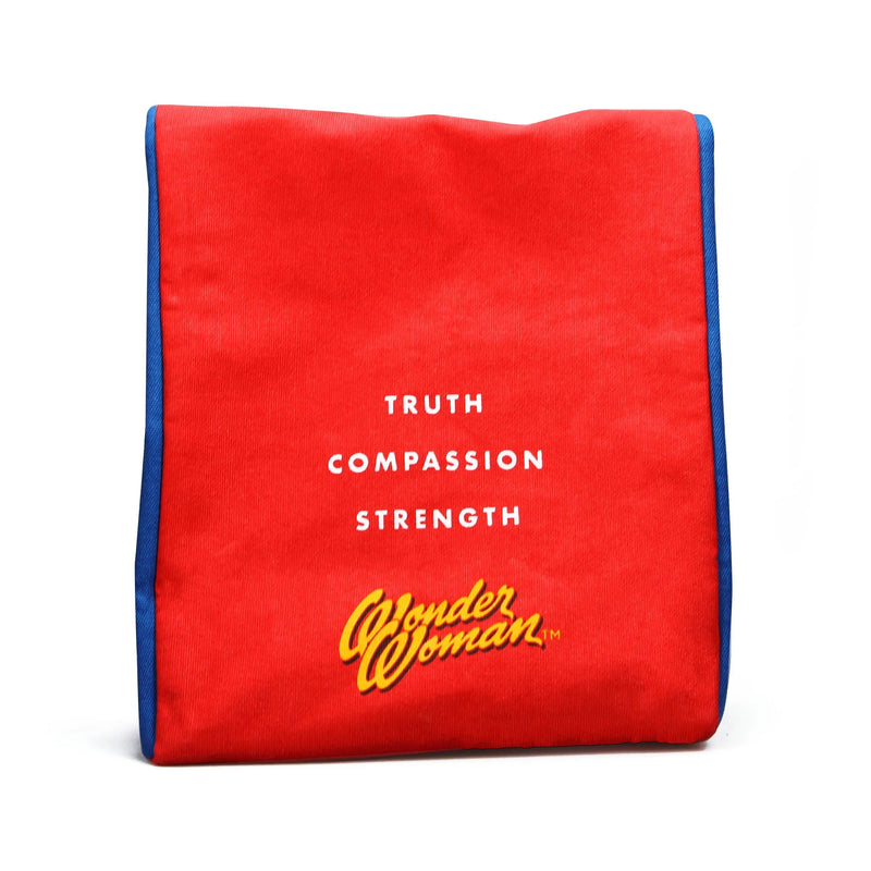 wonder woman lunch bag back view
