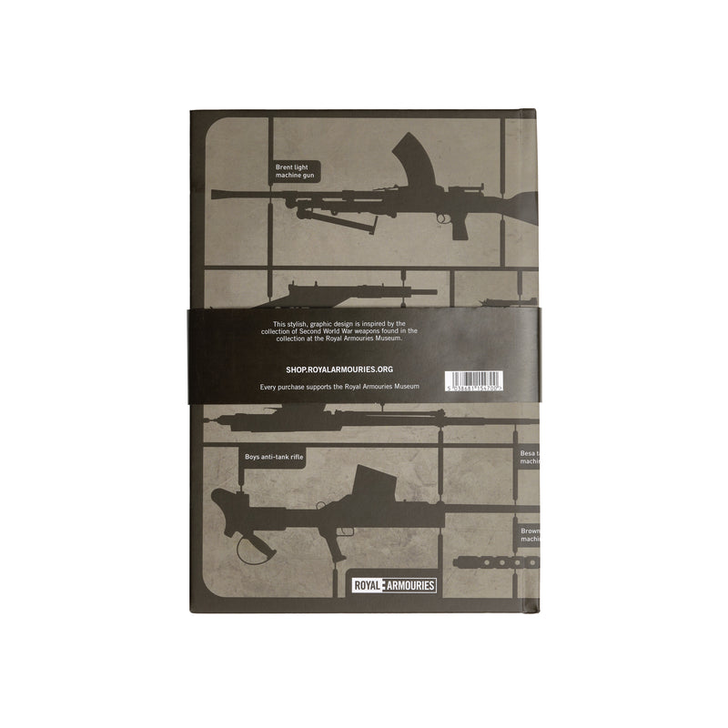 wwii model kit harback notebook back with packaging