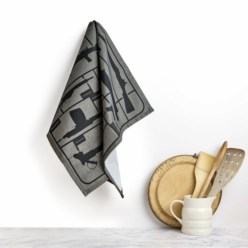 wwii model kit tea towel lifestyle image
