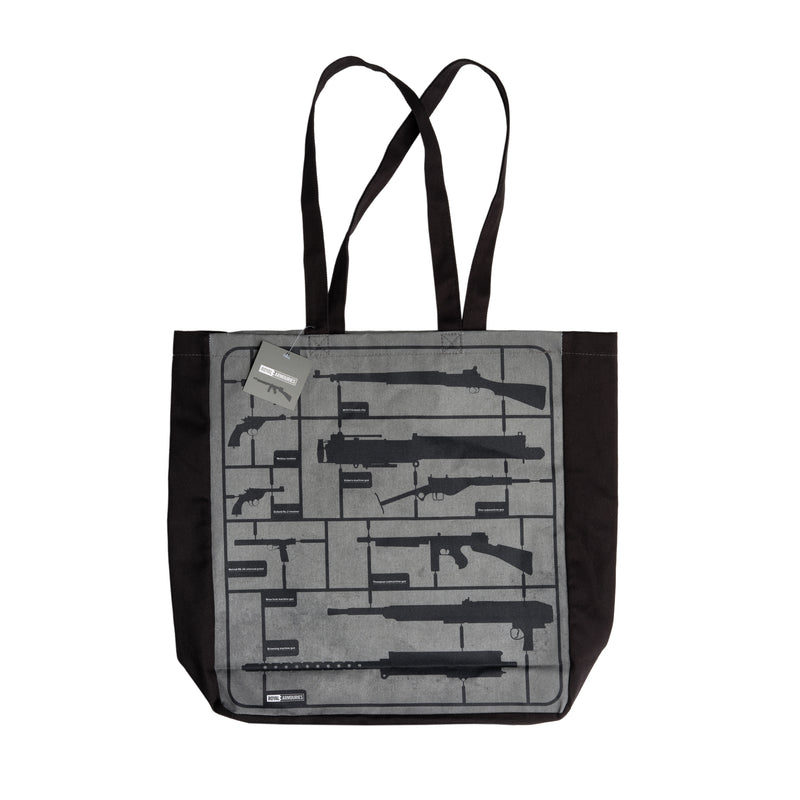 wwii model kit tote bag with tag