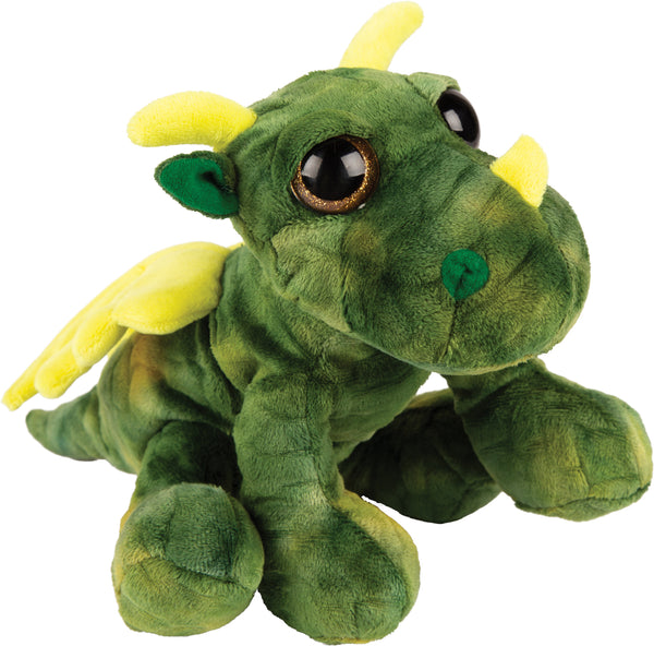 Medium rumble green dragon plush toy
