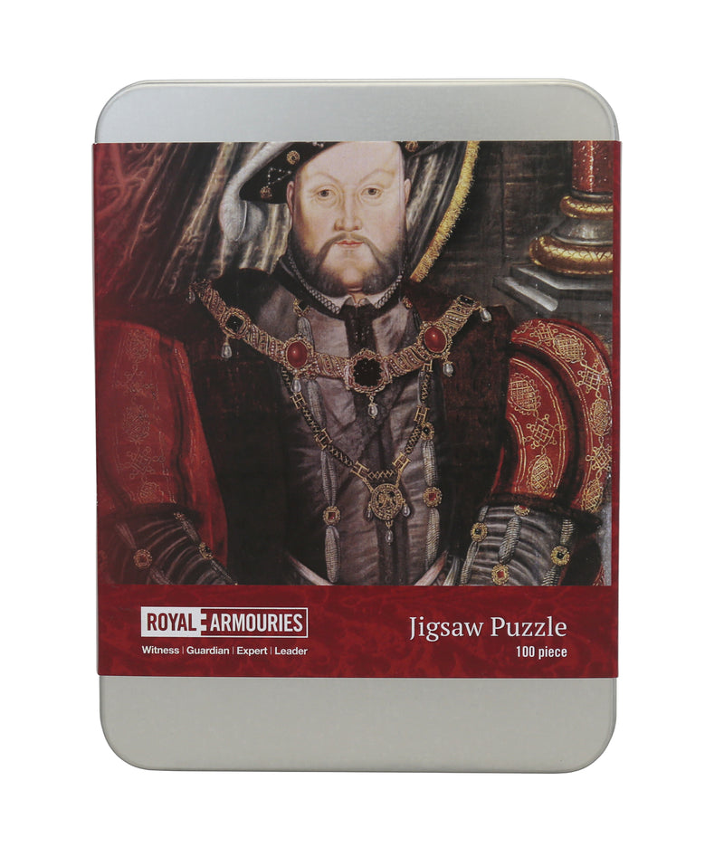 Henry VIII Jigsaw Tin Royal Armouries box