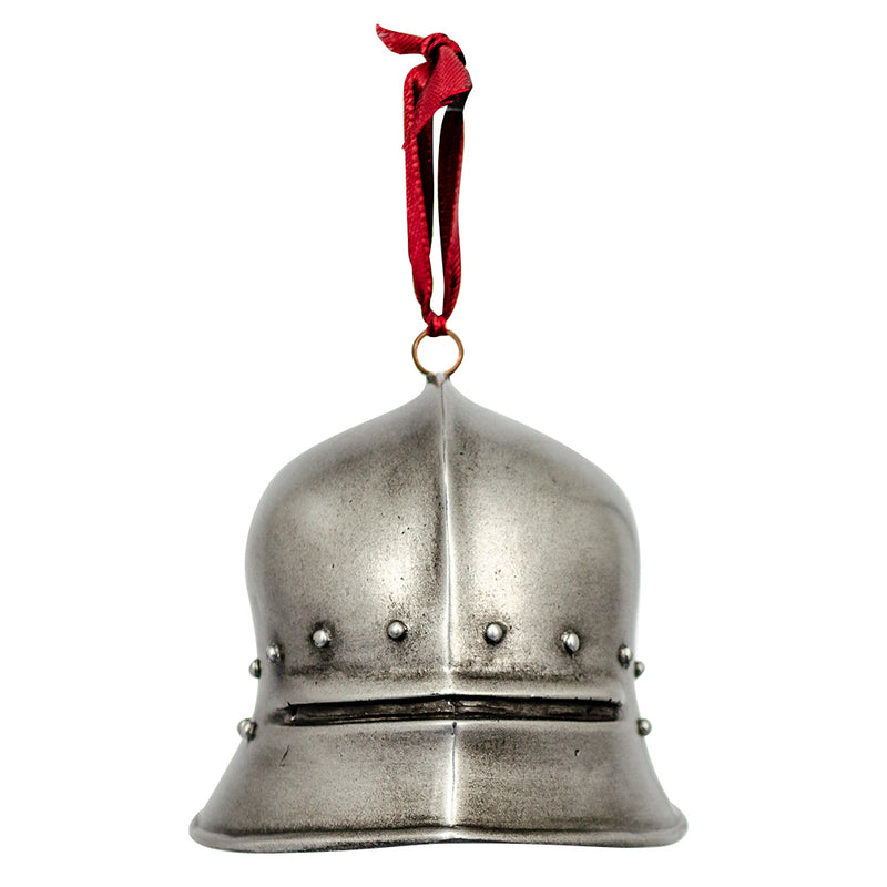 Hanging silver sallet decoration front view