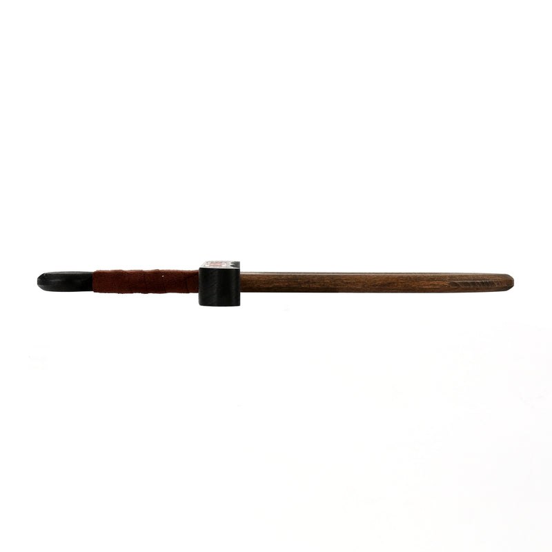 Wooden Dagger with scabbard — rustic dark brown
