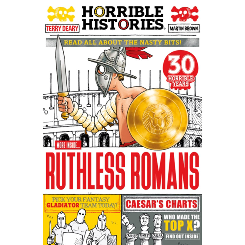 Horrible Histories Ruthless Romans front cover