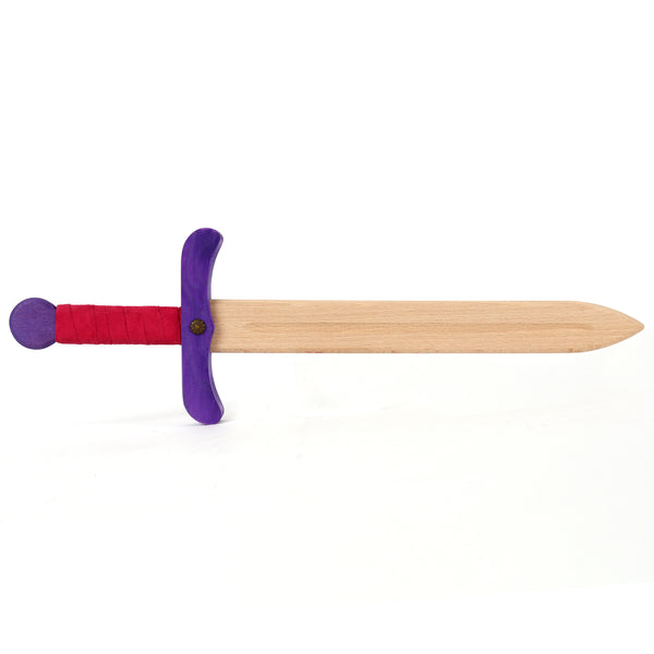 Colourful wooden sword Pink and Purple