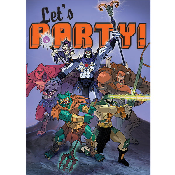Lets Party! He-Man And The Masters Of The Universe Greeting Card