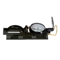 Children’s army lensatic compass open